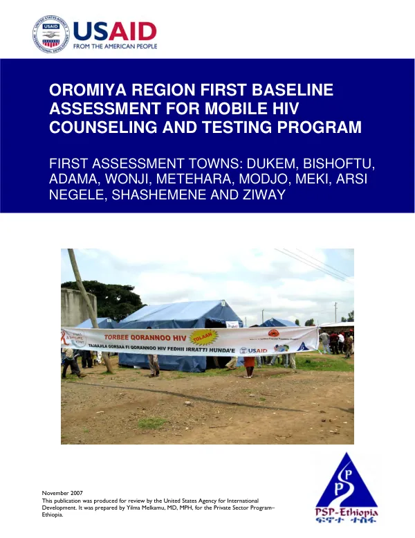 Mid-term evaluation of the health finance development project