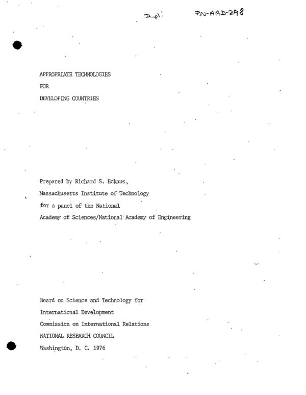 Interim evaluation : sector policy reform program and technical support for sector policy reform project -- Egypt