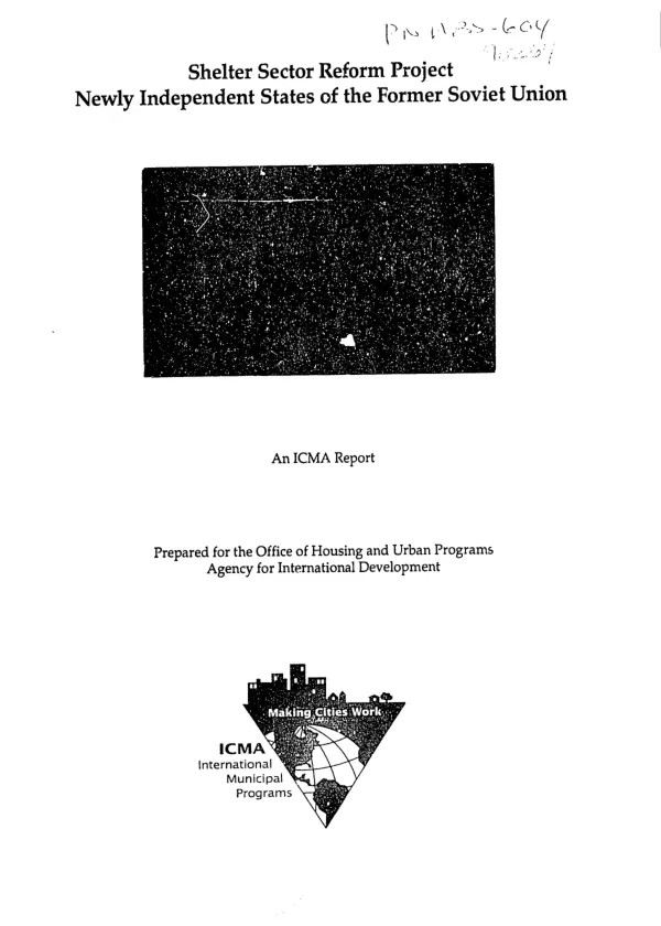 Pilot program of large scale housing maintenance privatization in the city of Almaty : description and documents -- Kazakhstan