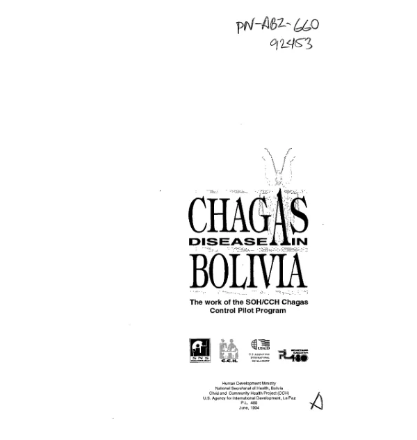 Chagas disease in Bolivia : the work of the SOH/CCH control pilot program