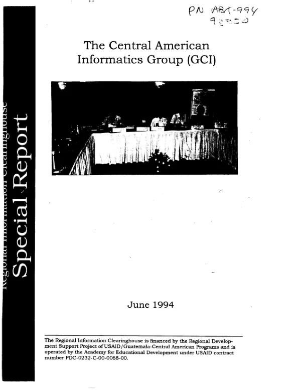 Central American Informatics Group (GCI)