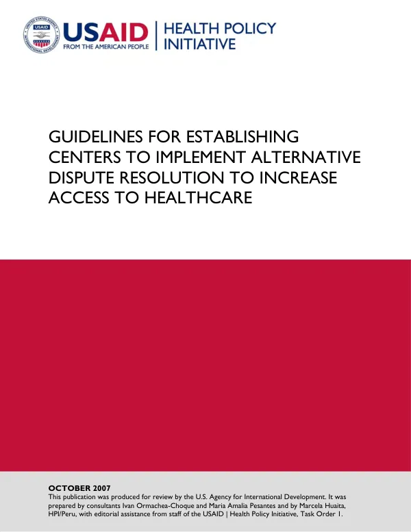 Development of Honduran technical assistance plan pertaining to health technologies -- June 6-20, 1994