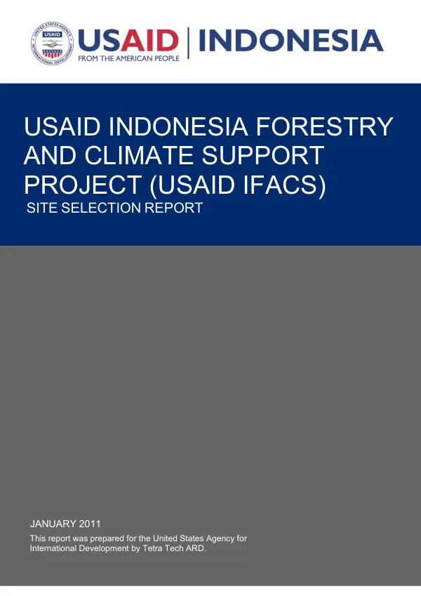 Mid-term collaborative evaluation of the USDA Forest Service activities under the E/GCC program : USAID/Brazil