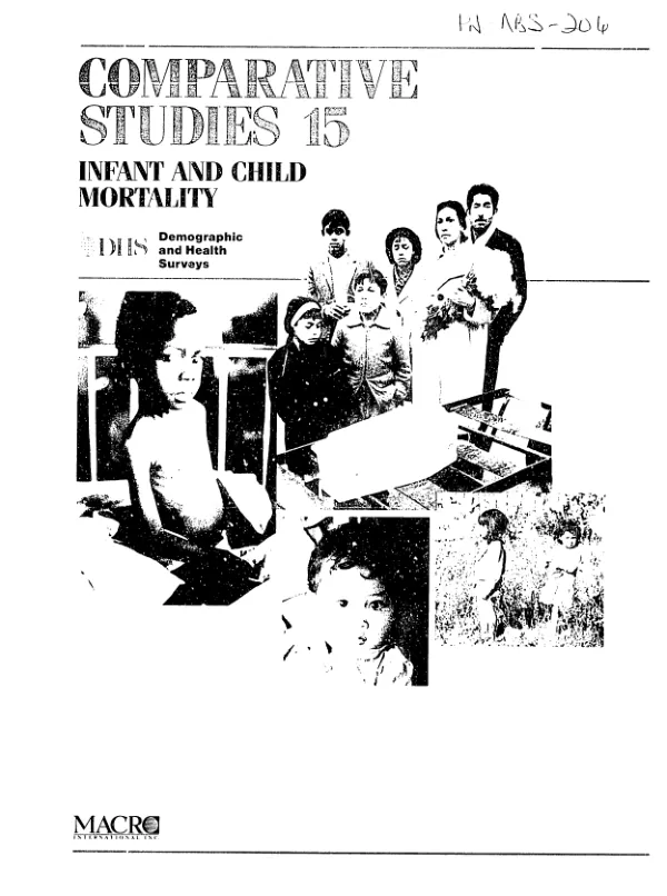 Infant and child mortality
