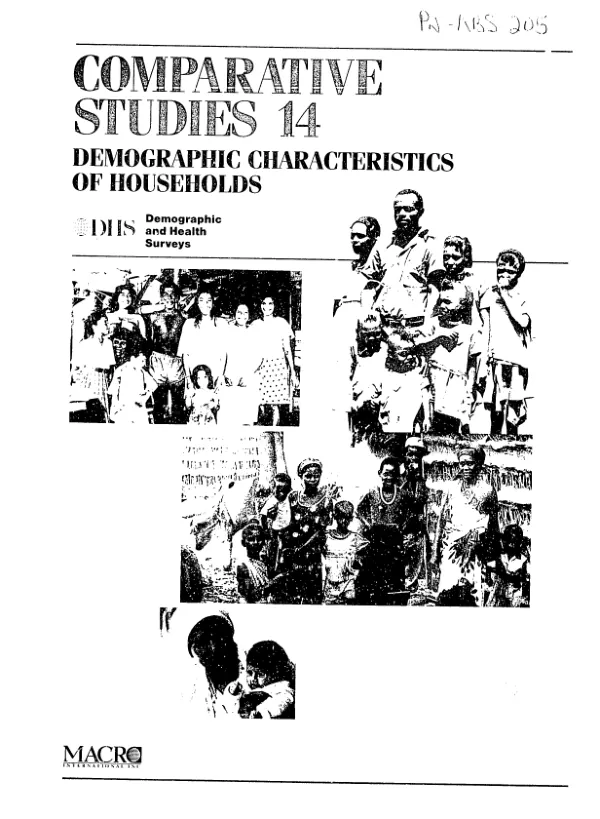 Demographic characteristics of households