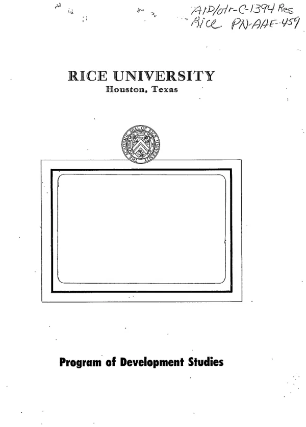 Forty years of US Latin American technical and economic cooperation