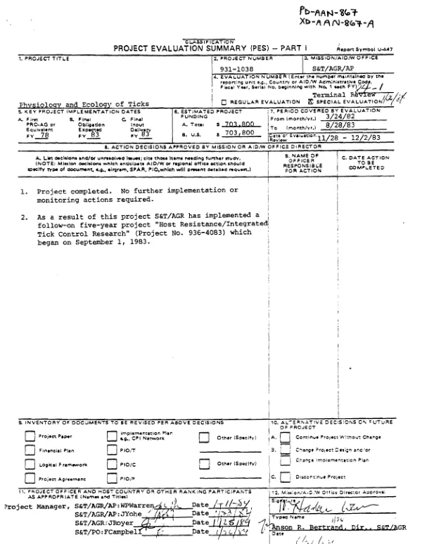 Final annual report