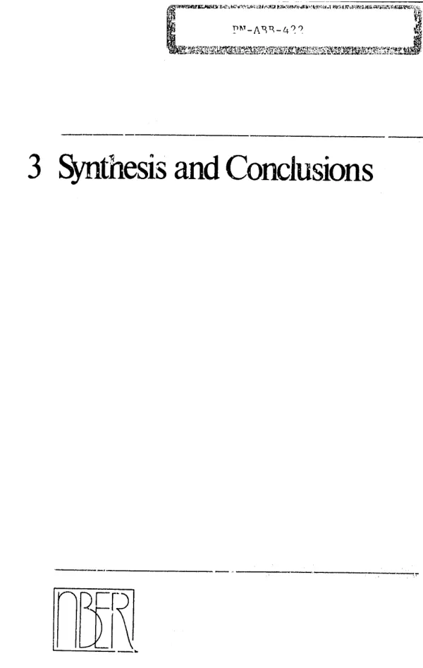 Trade and employment in developing countries, v. 3 : synthesis and conclusions