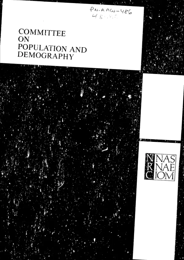 Determinants of fertility in developing countries : a summary of knowledge