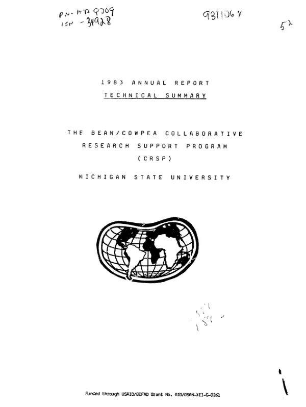 1983 annual report : technical summary