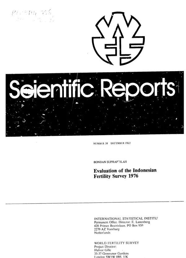 Evaluation of the Indonesian fertility survey 1976