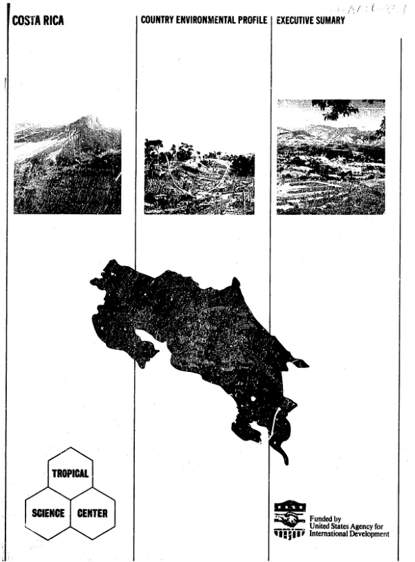 Costa Rica : country environmental profile : executive summary