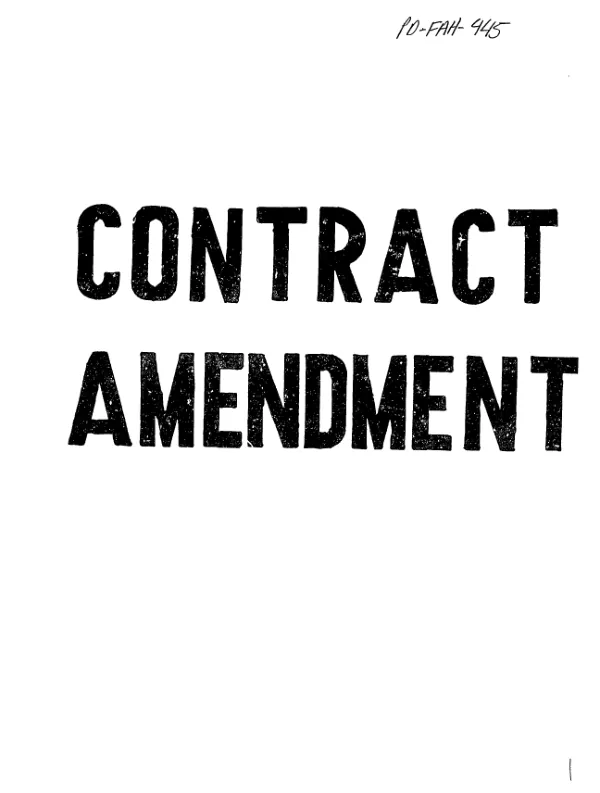 AID grant no. AID/SOD/PDC-IGC-103 amendment no. 5 to the Food and Agriculture Organization of the United Nations for the support of the information collection and distribution activities of the Joint Committee for the Promotion of Aid to Cooperatives (COPAC)