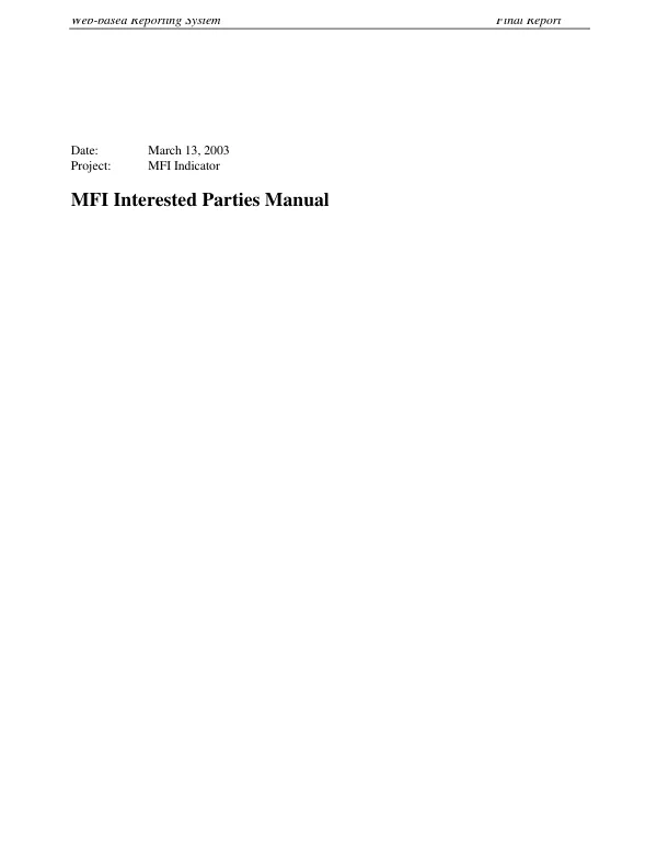 Damage assessment : final report