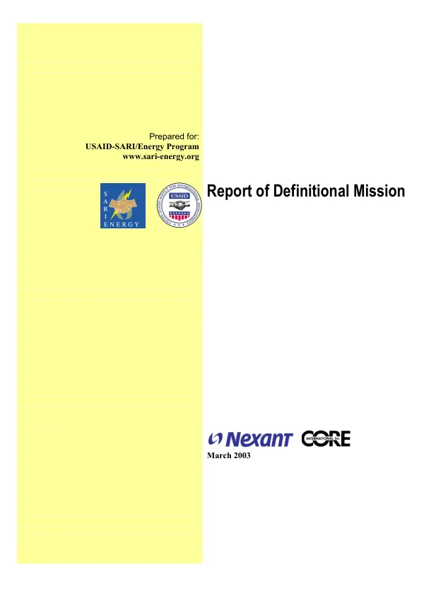 Final report : Bolivian rural financial markets project