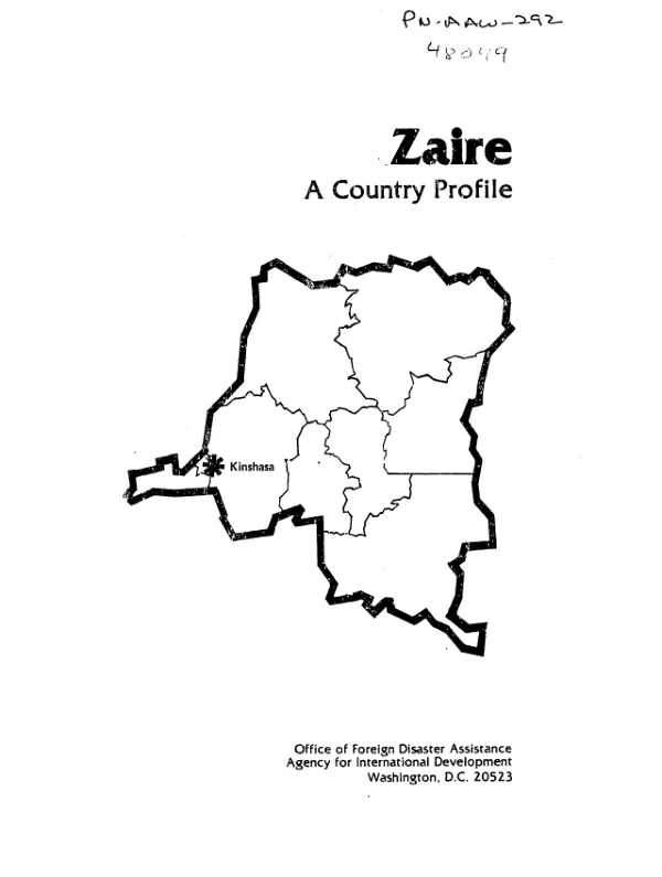 Zaire : a country profile