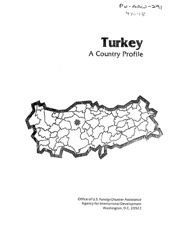 Turkey : a country profile