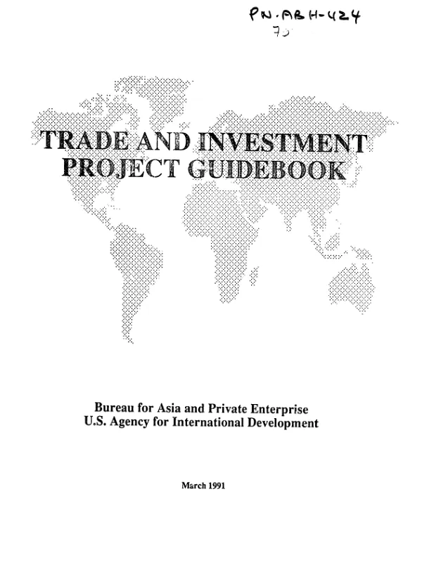 Trade and investment project guidebook