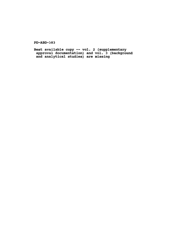 Malawi girls" attainment in basic literacy and education (GABLE) : vol. 1 -- program assistance approval document