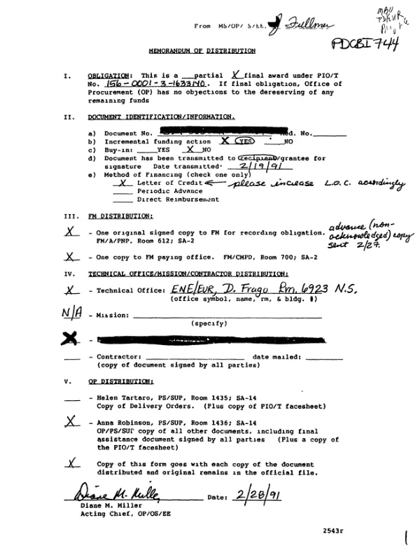 AID cooperative agreement no. EUR-0001-A-00-1009-00 to the People-to-People Health Foundation, Inc. (Project HOPE) to support a humanitarian emergency medical supply project in the Soviet Union