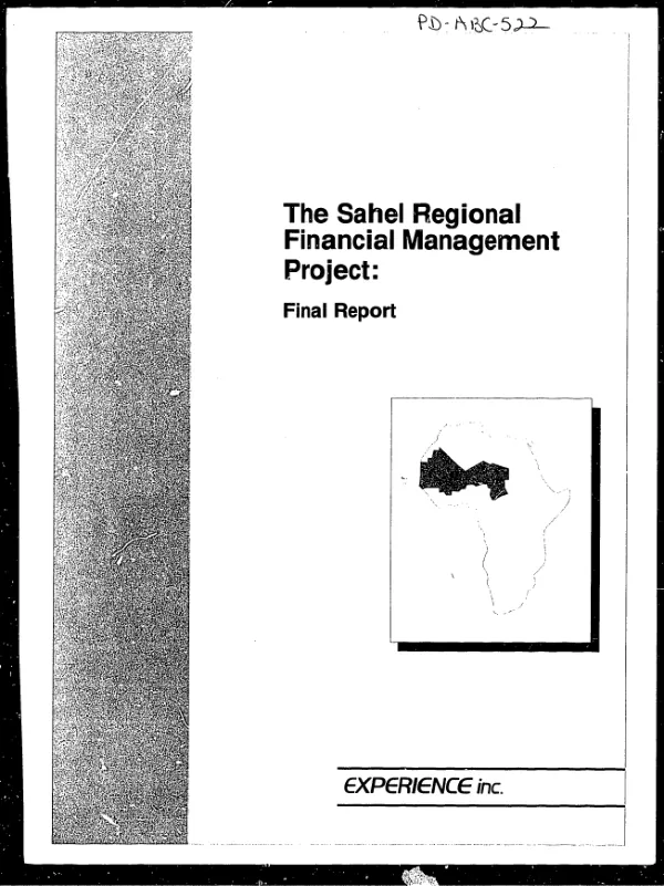 Sahel regional financial management project II : final report