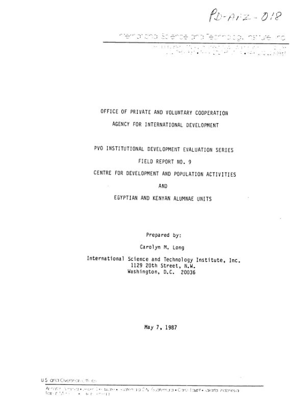 Project assistance completion report (PACR) : Federation of Bar Associations