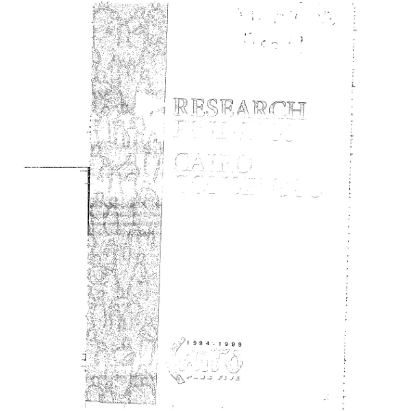 Guide to research findings on the Cairo consensus