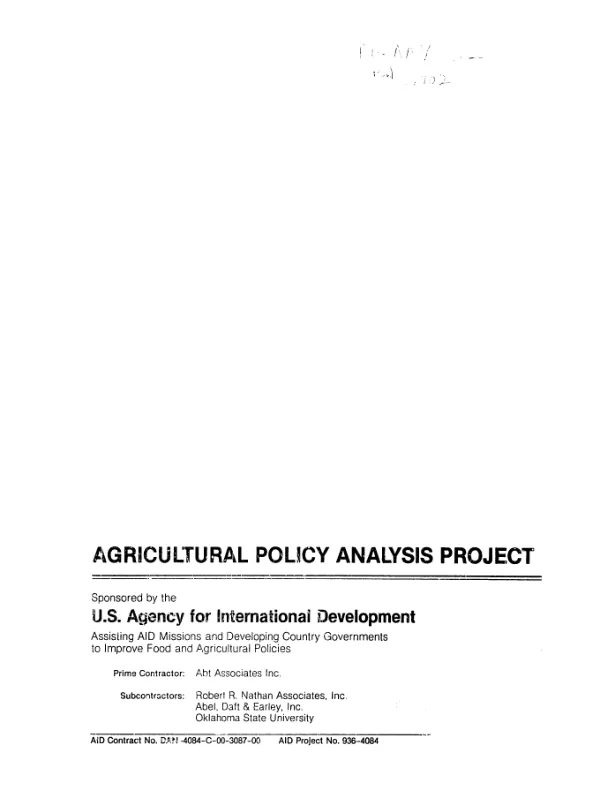 Madagascar food for progress evaluation : June 1-14, 1987