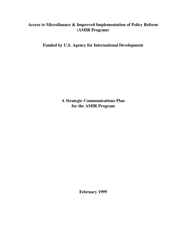 Evaluation of the African emergency food assistance program in Sudan, 1984-1985