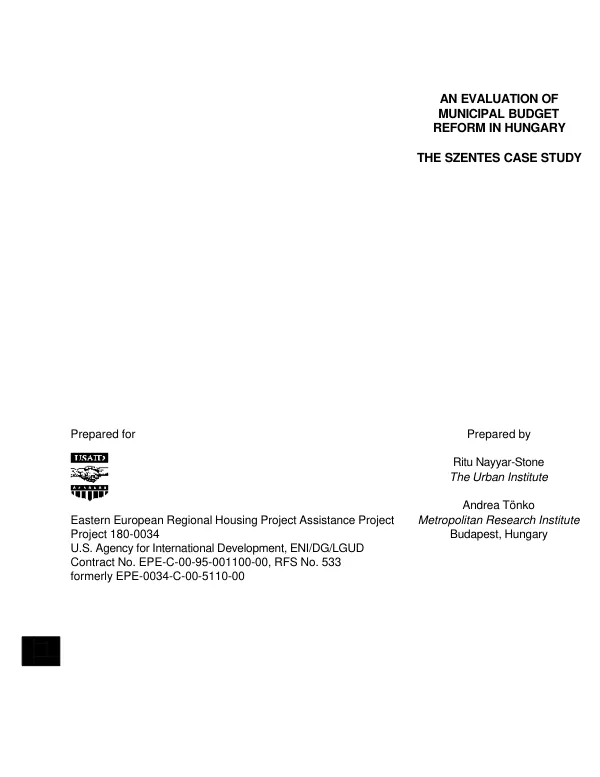 Review of the institutional improvement plan : power distribution