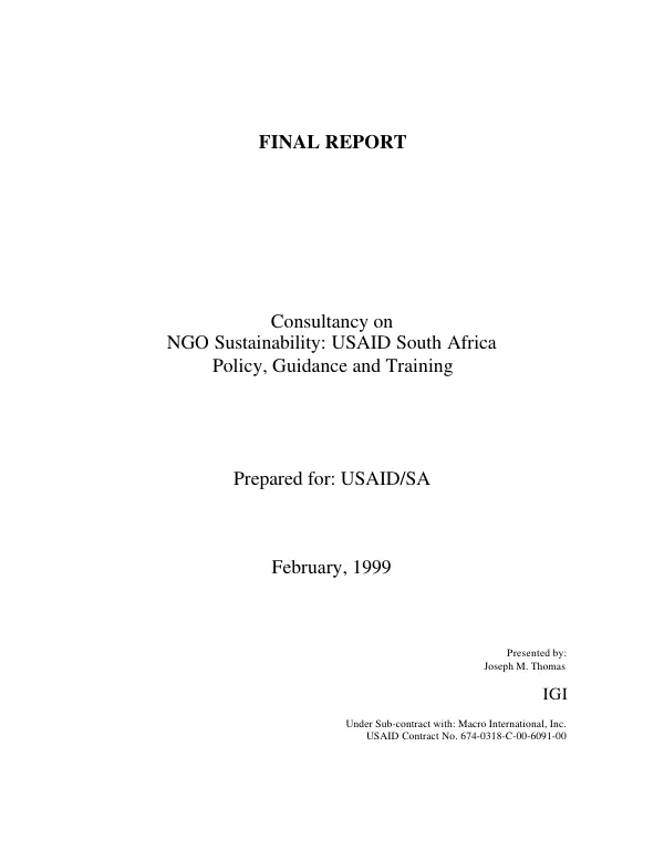 DOMINGO : agricultural accounting framework of the Dominican Republic -- a guide for the development and use of DOMINGO