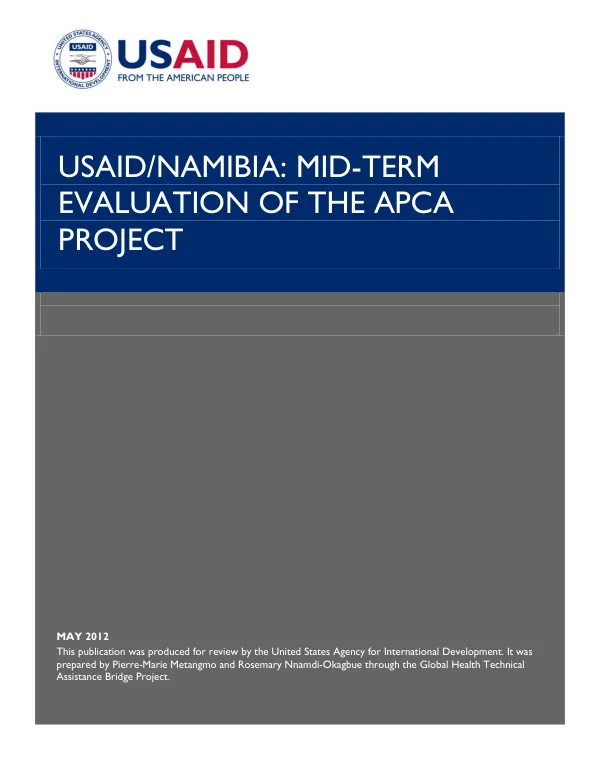 USAID/Namibia : mid-term evaluation of the APCA project