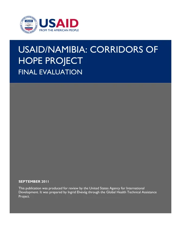 USAID/Namibia corridors of hope project : final evaluation