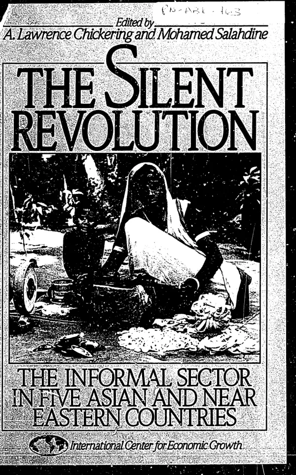 The silent revolution : the informal sector in five Asian and Near Eastern countries