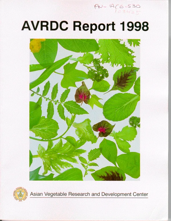 AVRDC report 1998
