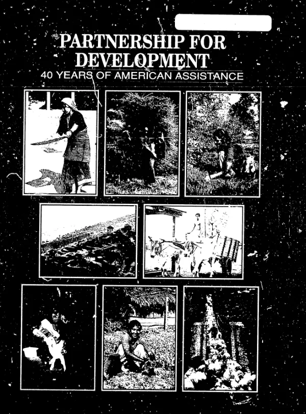 Partnership for development : 40 years of American assistance