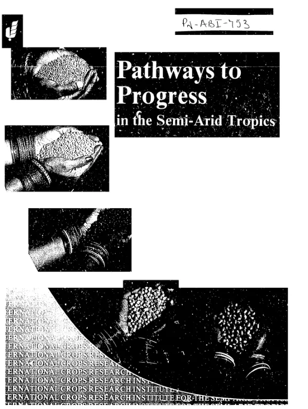 Pathways to progress in the semi-arid tropics : ICRISAT"s strategic plan for the nineties