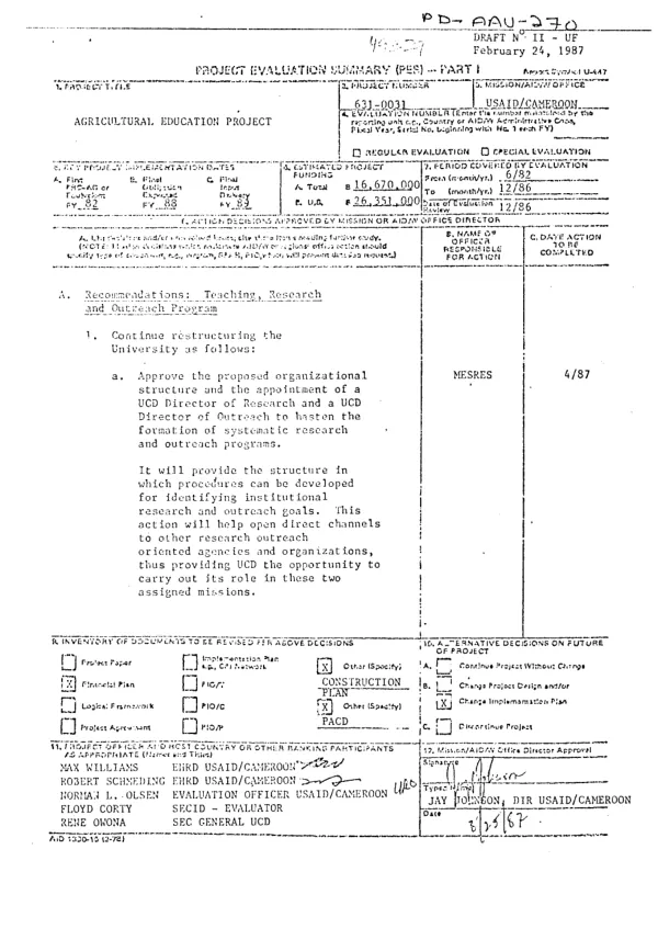 Implementation, impacts, and rationalization of market - determined interest rates in The Gambia (1986-90) : a final evaluation report about Gambia"s economic policy reform program (GEPRP), project 635-0228