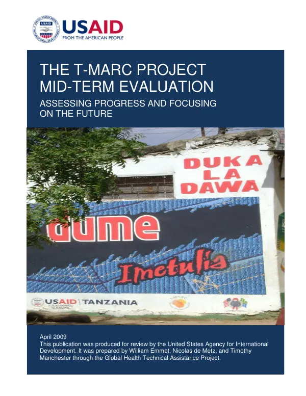 The T-MARC project mid-term evaluation : assessing progress and focusing on the future