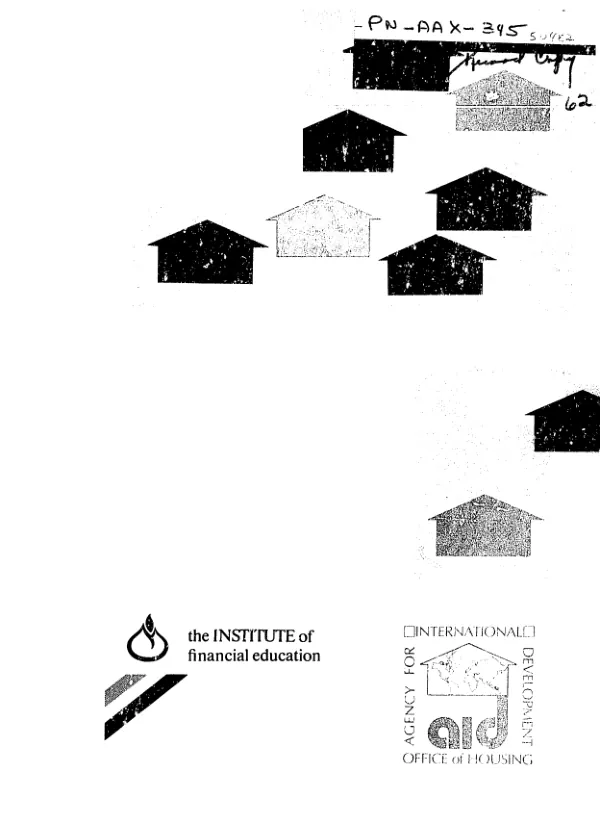 Introduction of savings and home loan institutions