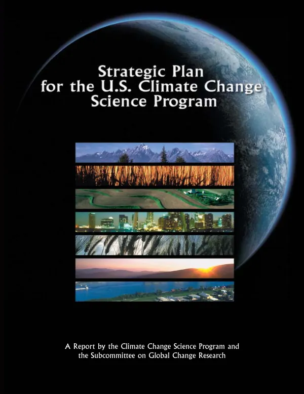 Strategic plan for the U.S. climate change science program