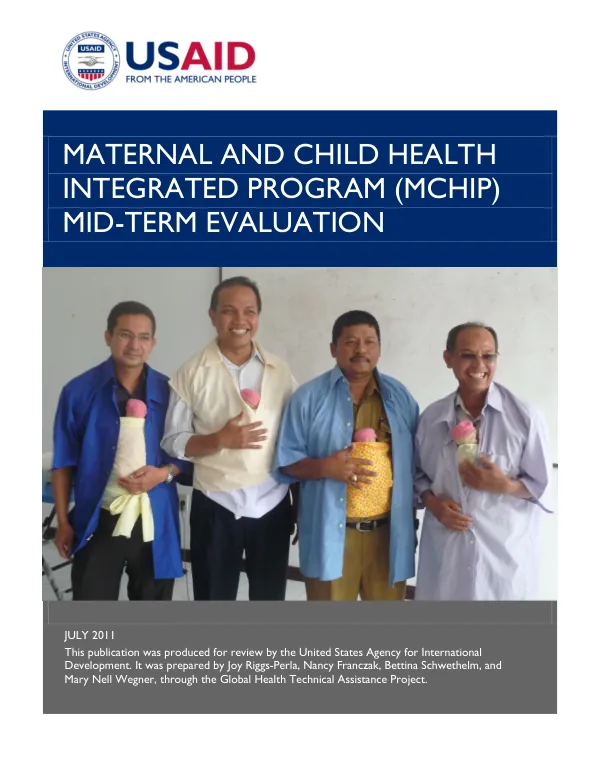 Maternal and child health integrated program (MCHIP) mid-term evaluation