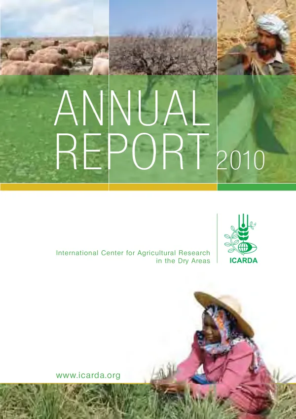 ICARDA annual report 2010