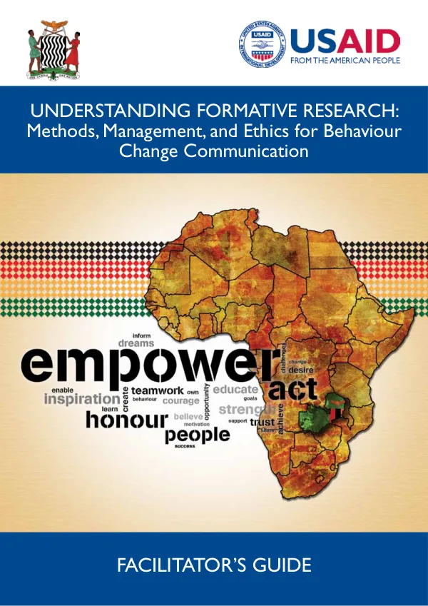 Zambia CSH Formative Research: Facilitators Guide