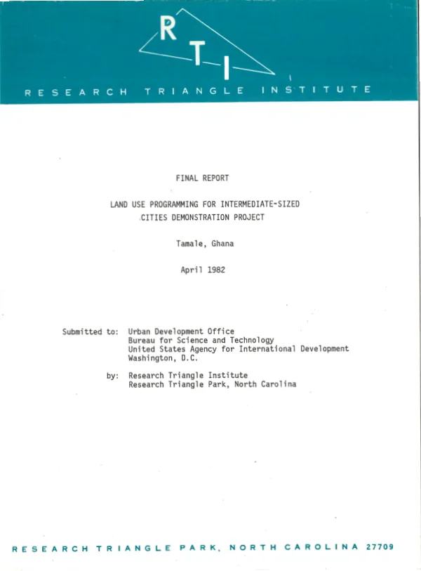 LD [local development] II urban program : local resource management, [pilot study (LRM)]