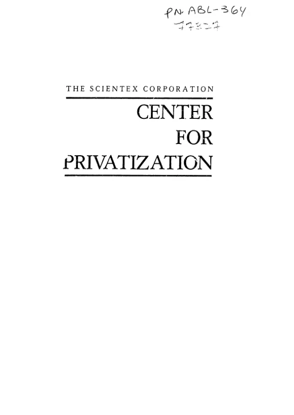 Privatization in Thailand