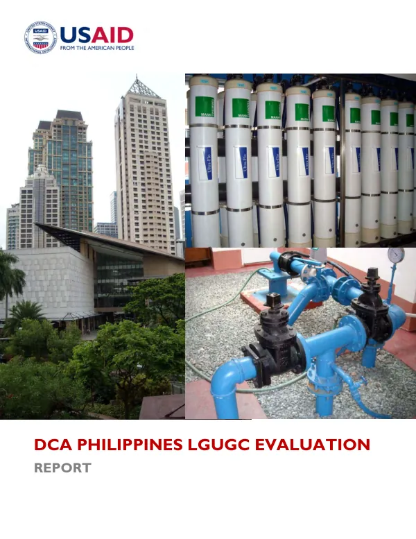 DCA Philippines LGUGC evaluation report