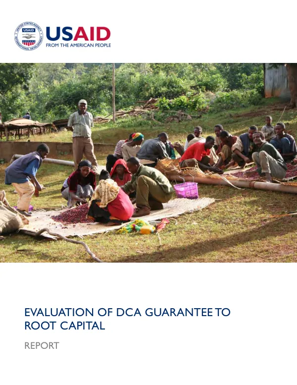 Evaluation of DCA guarantee to Root Capital report