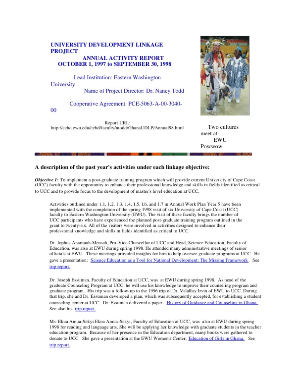 Increasing farmer participation in the development process