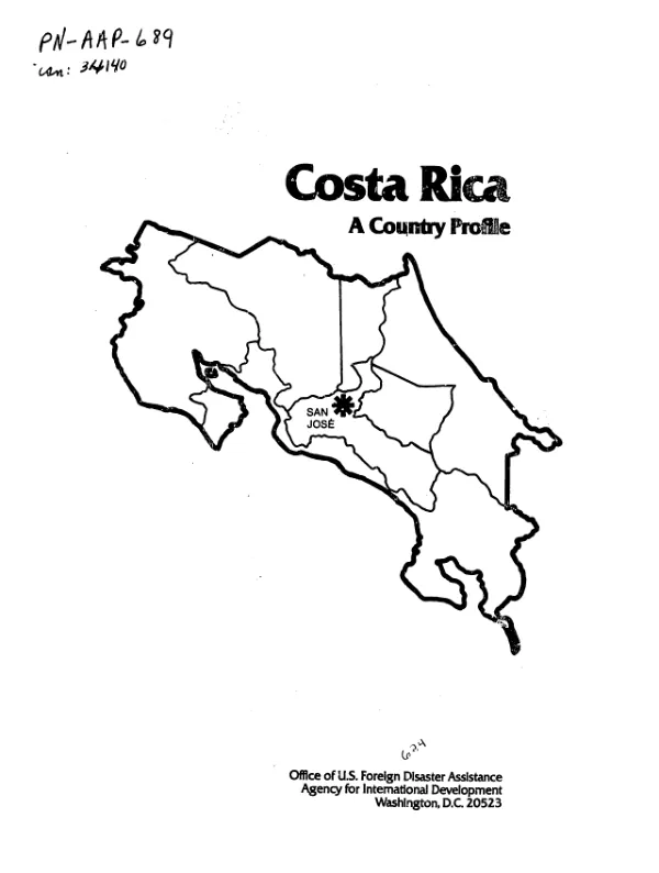 Costa Rica : a country profile